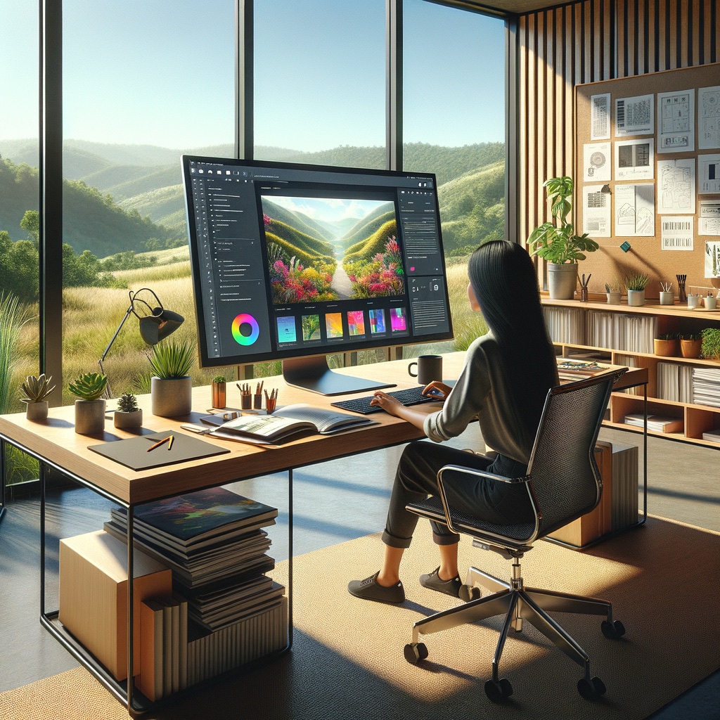 A concept image representing web design in Arkansas