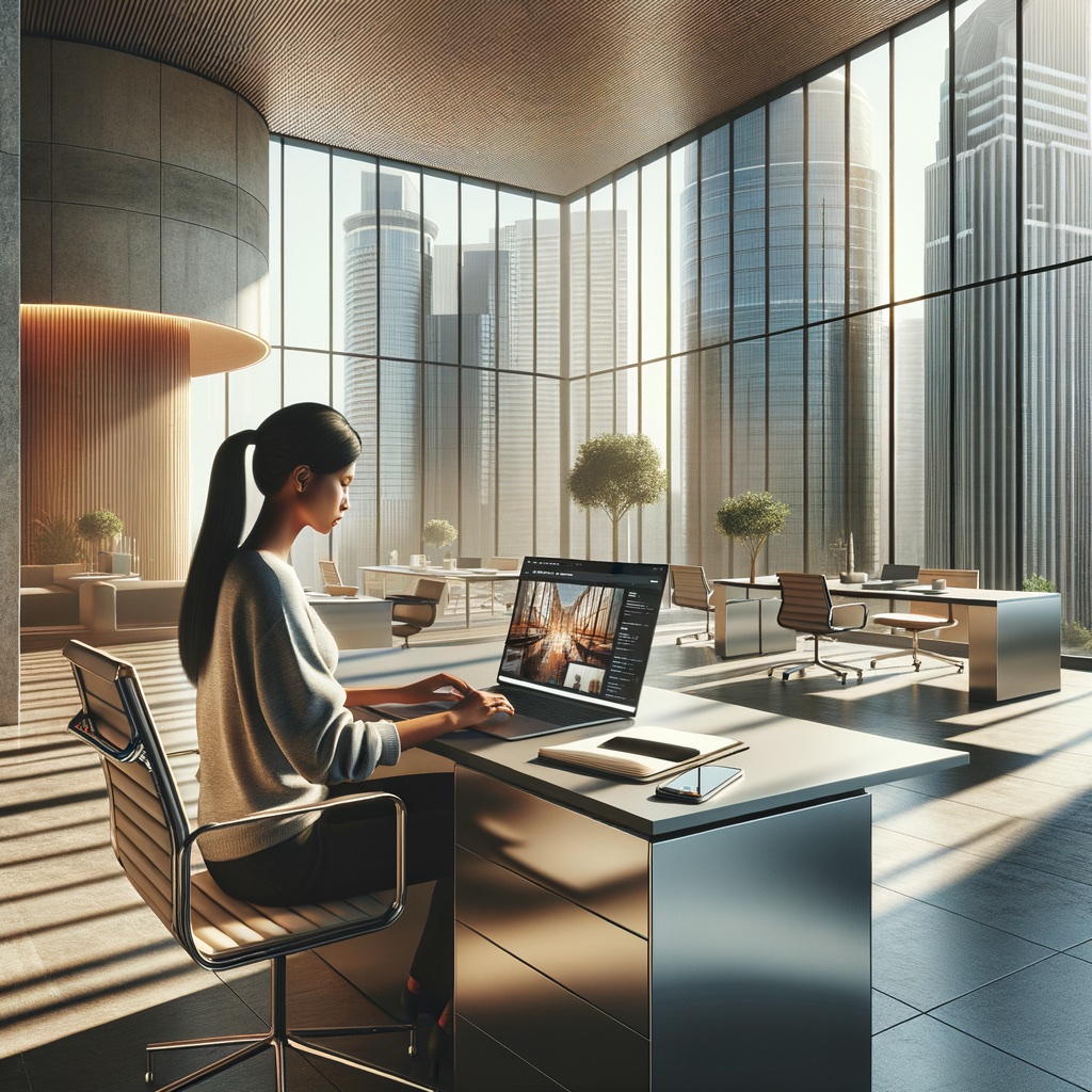 A concept image representing web design in Atlanta