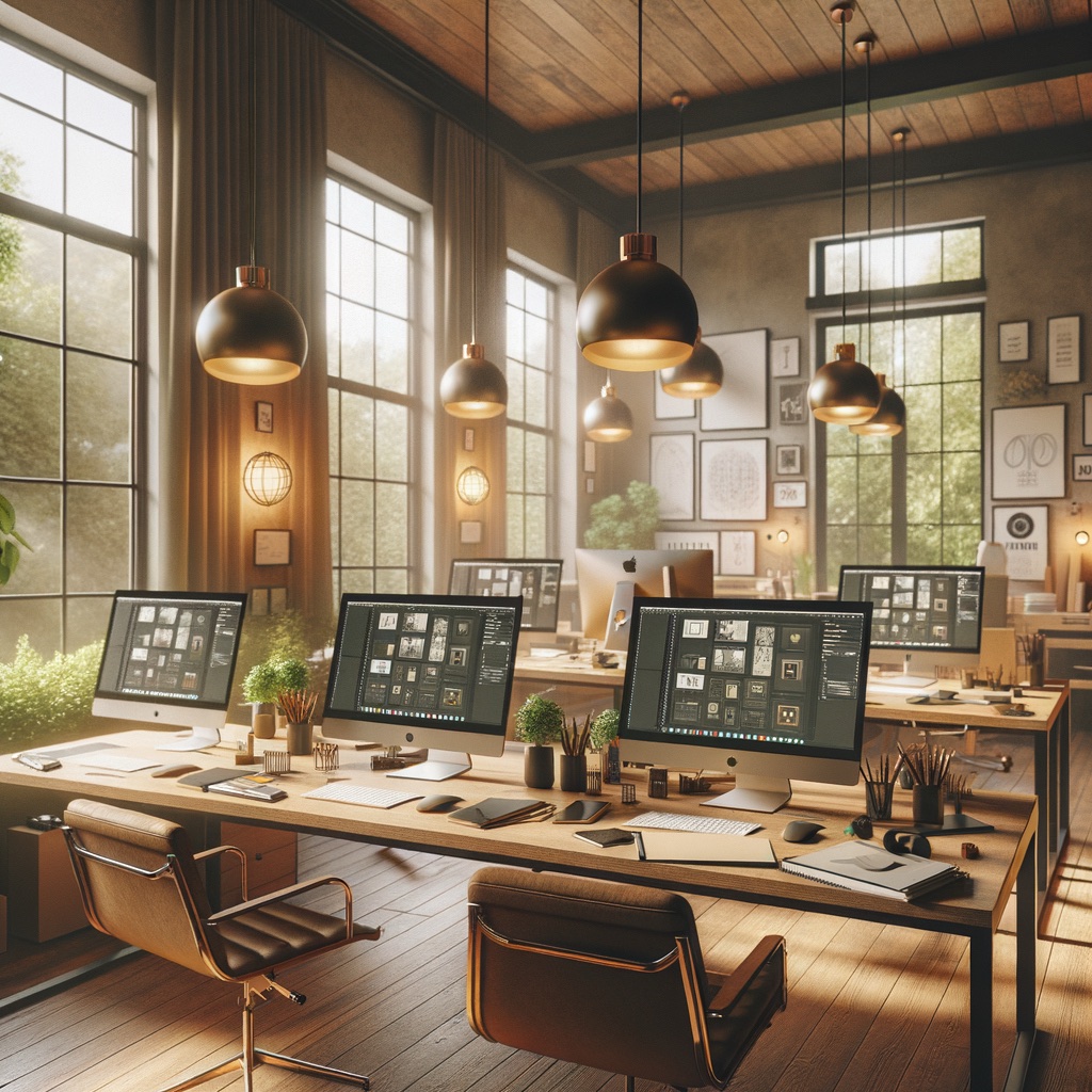 A concept image representing web design in Connecticut