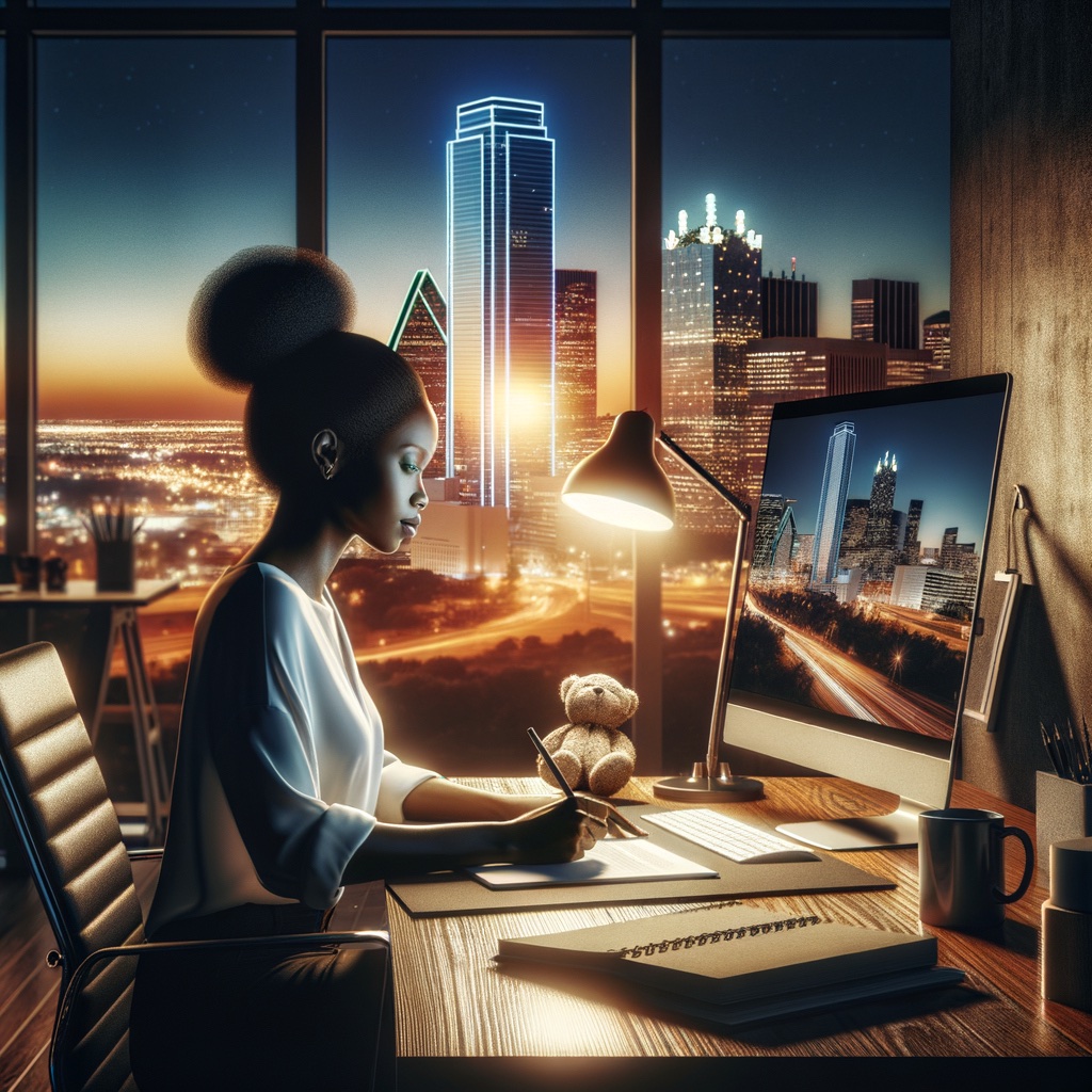 A concept image representing web design in Dallas