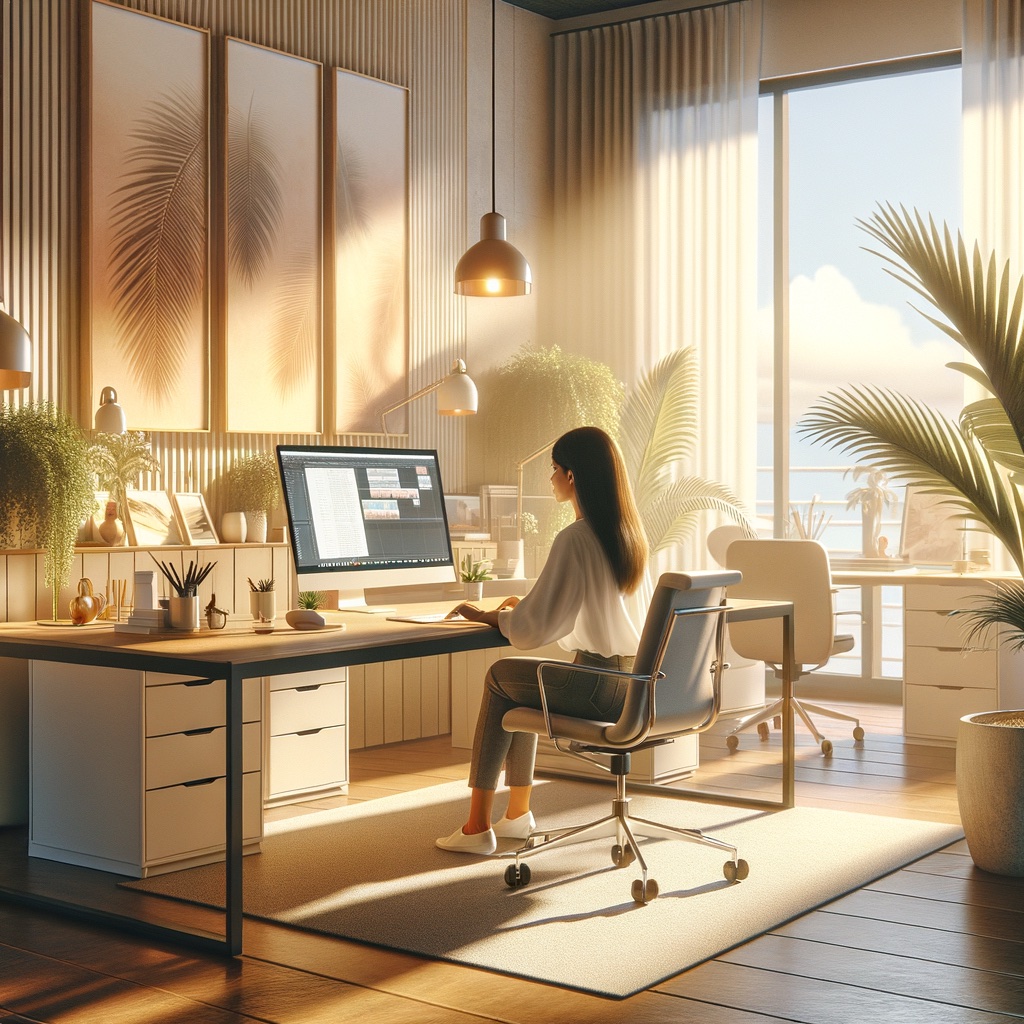 A concept image representing web design in Florida