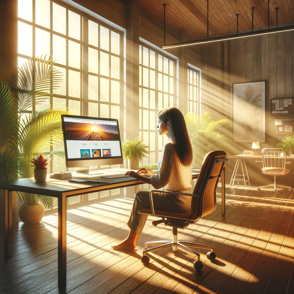 A concept image representing web design in Honolulu