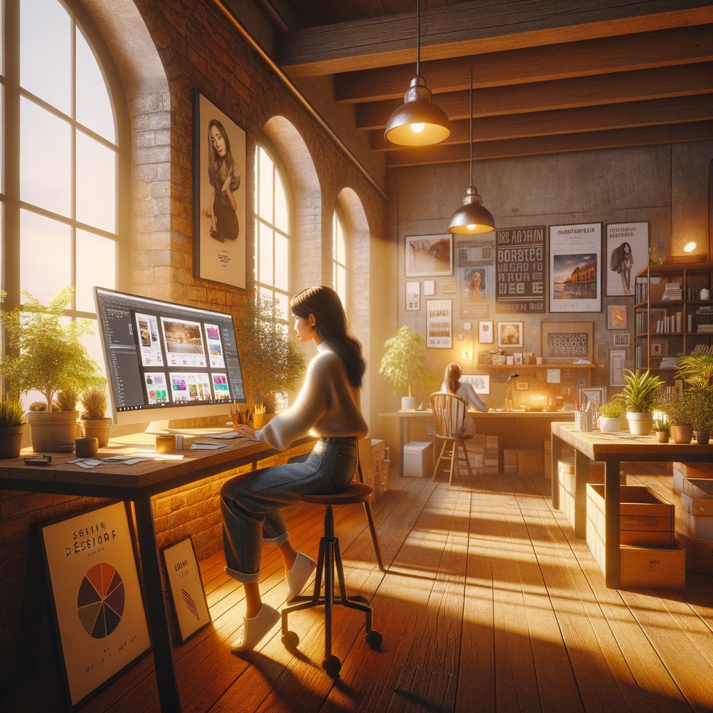 A concept image representing web design in Kentucky