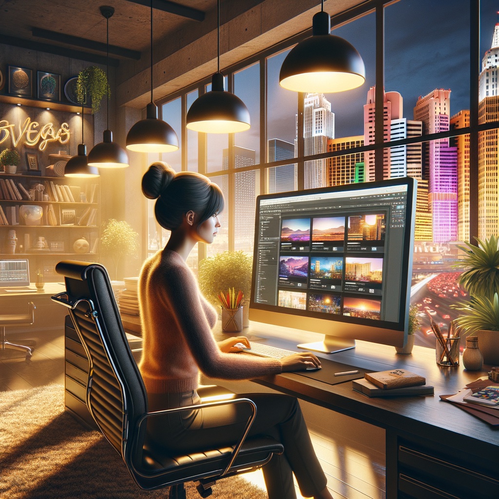 A concept image representing web design in Las Vegas