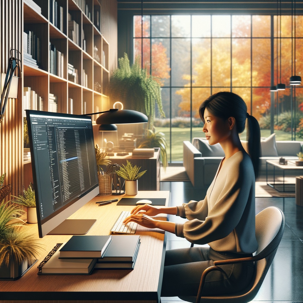 A concept image representing web design in Michigan