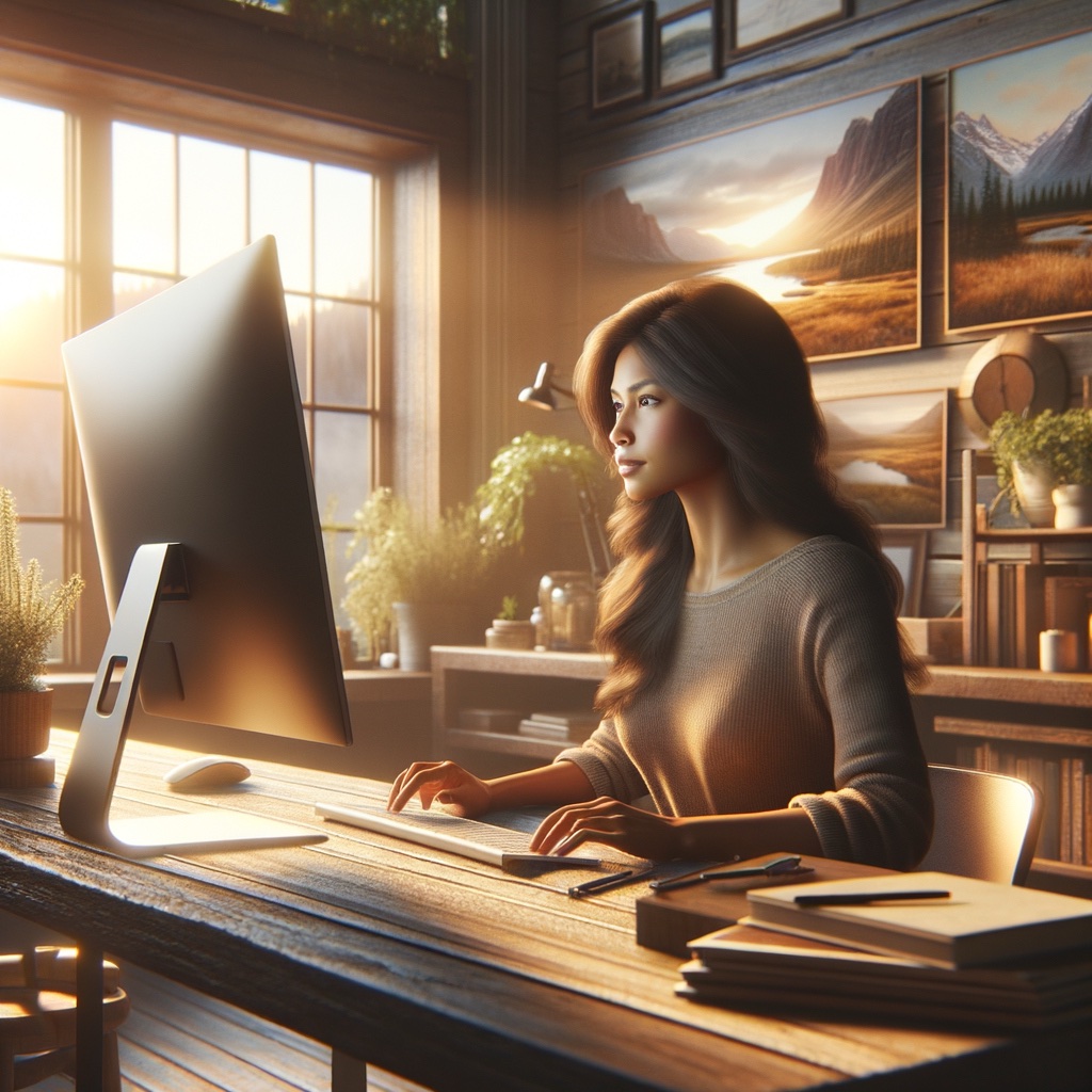 A concept image representing web design in Montana