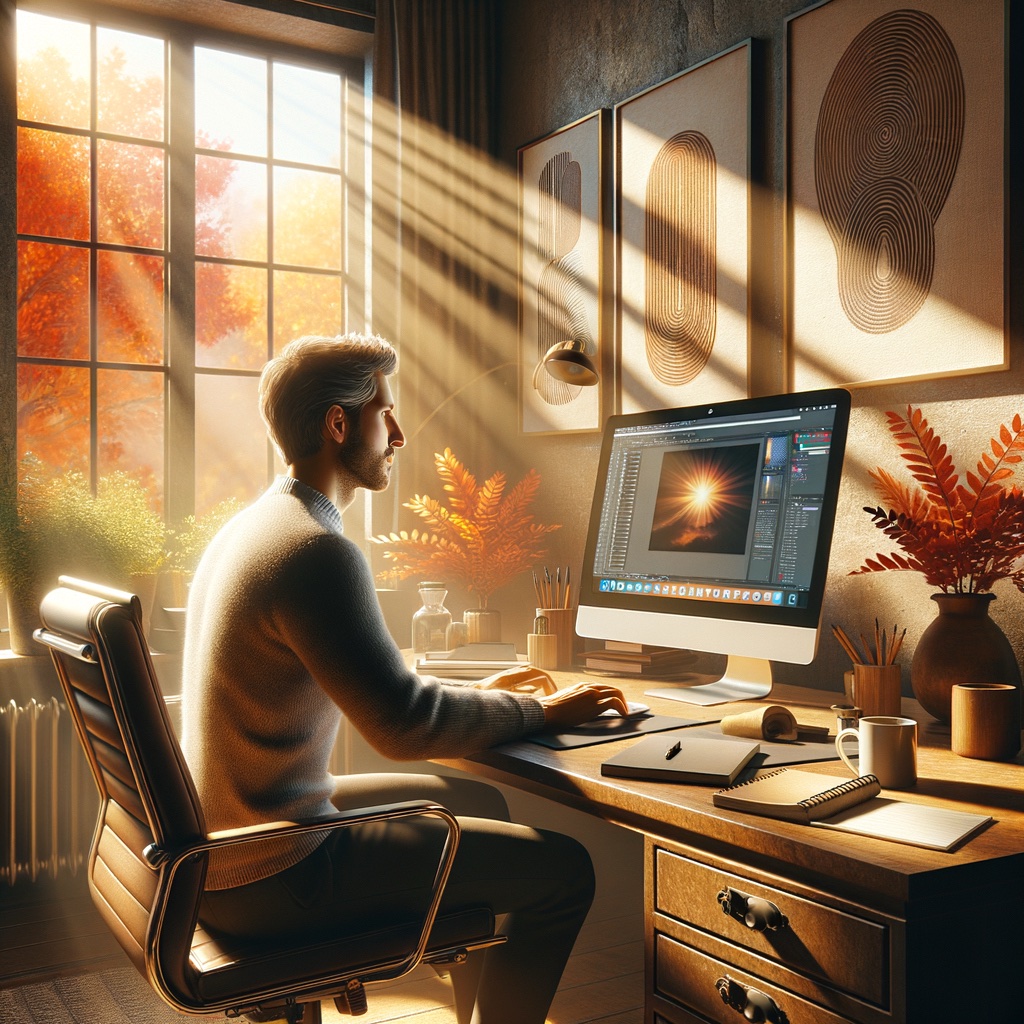 A concept image representing web design in New York