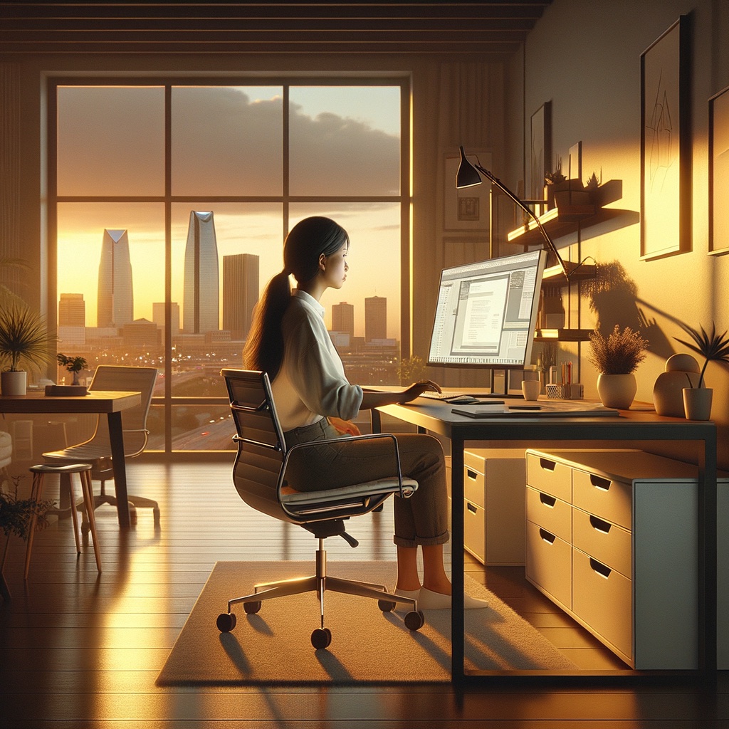 A concept image representing web design in Oklahoma City