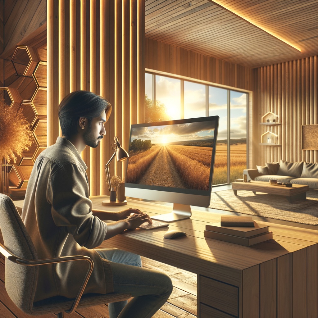 A concept image representing web design in Oklahoma