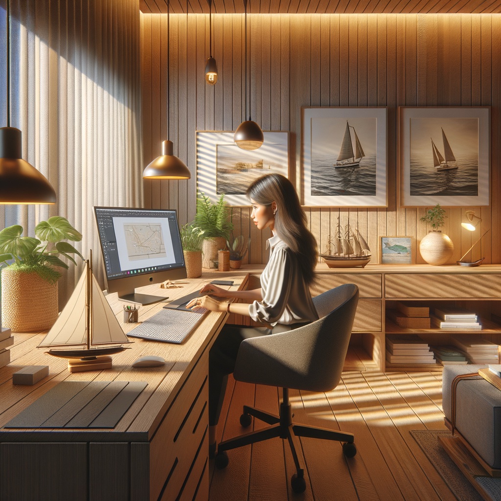 A concept image representing web design in Rhode Island