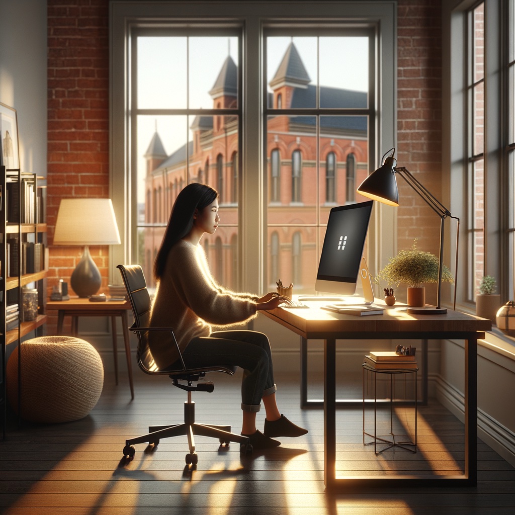 A concept image representing web design in Richmond