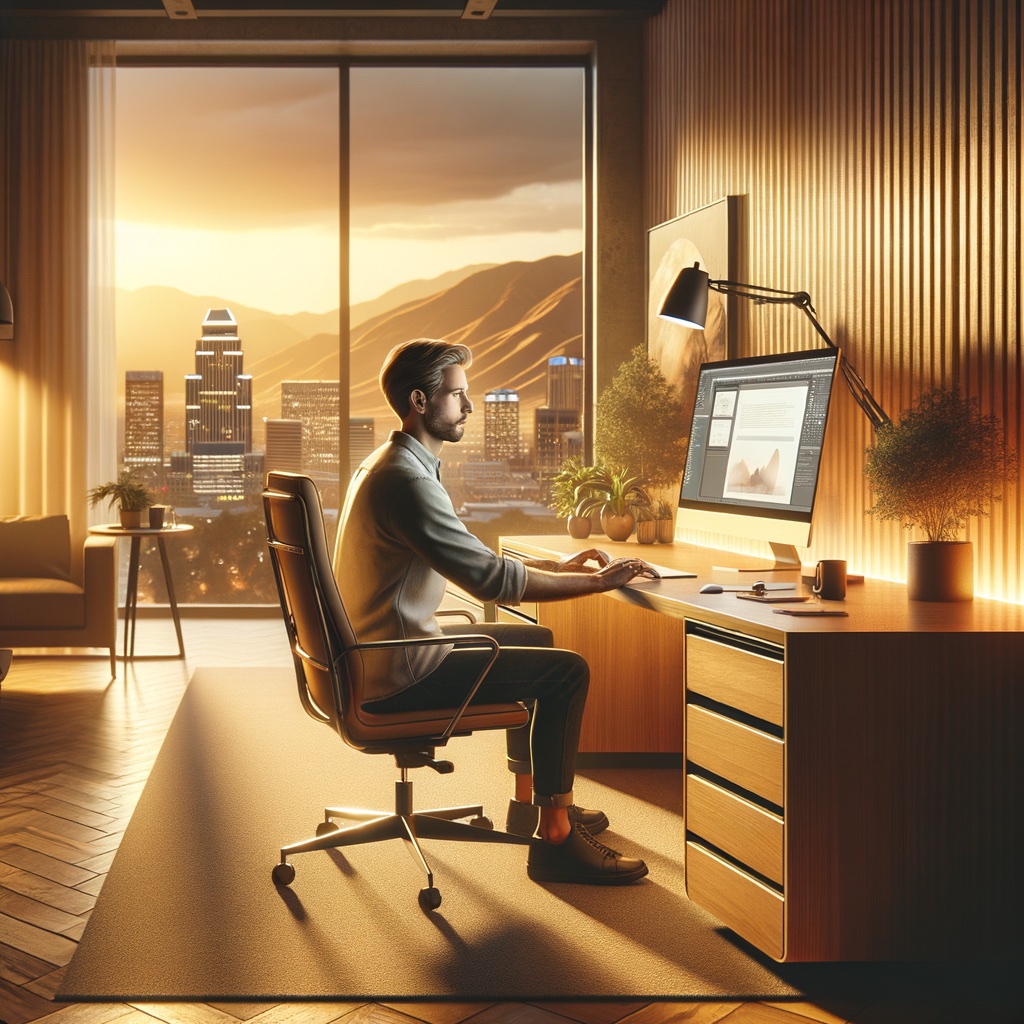 A concept image representing web design in Salt Lake City