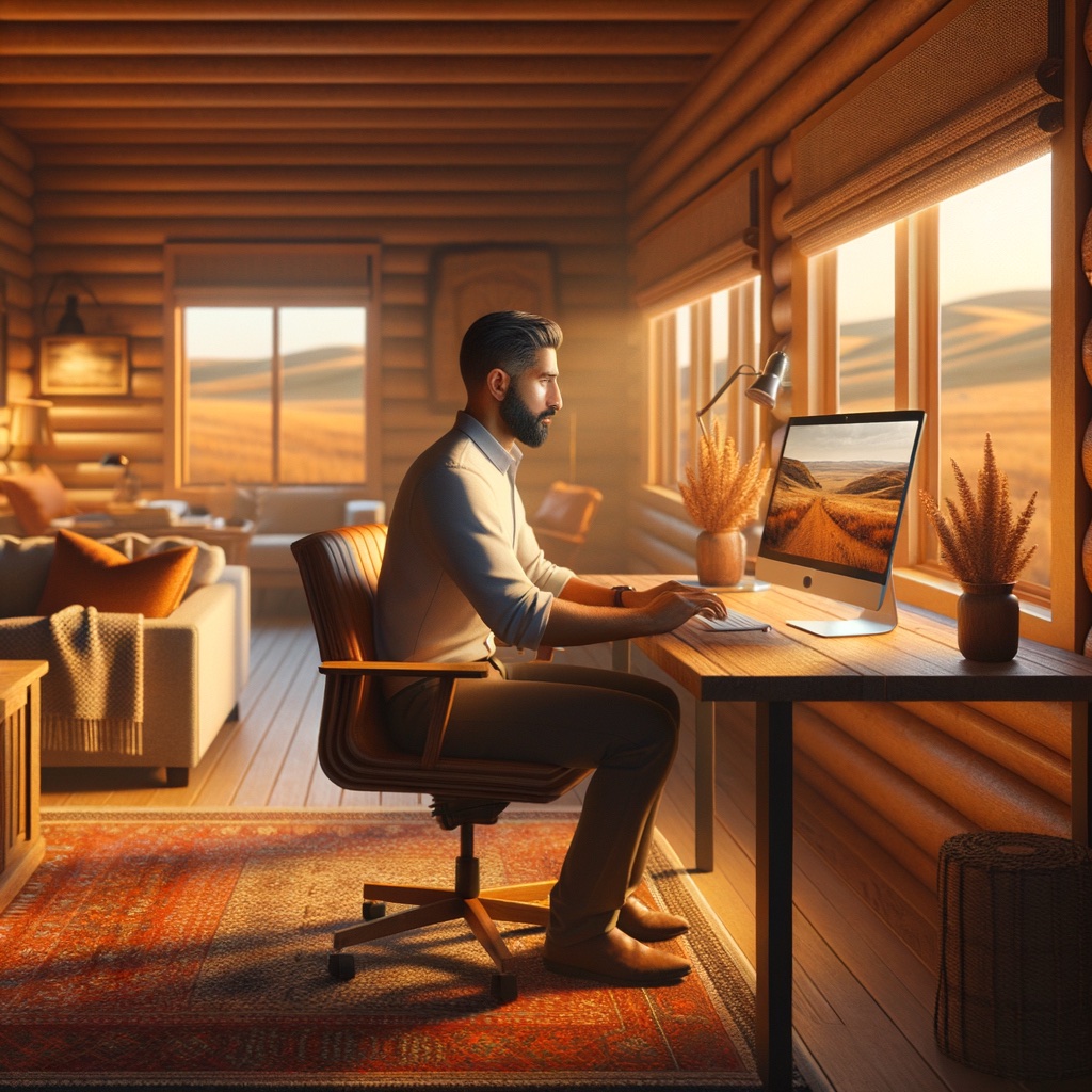 A concept image representing web design in South Dakota