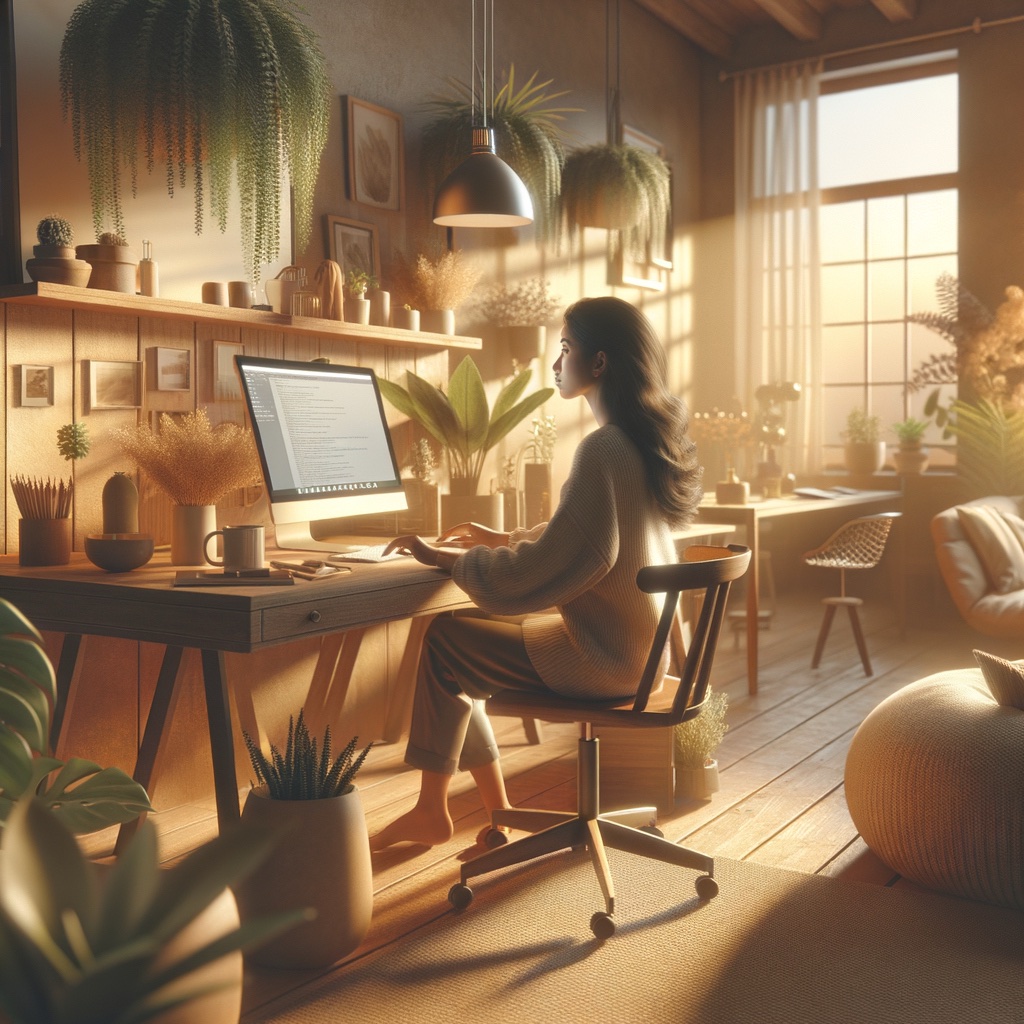 A concept image representing web design in Virginia